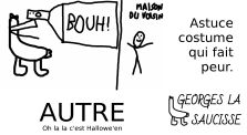 Oh la la c'est Hallowe'en by Georges la Saucisse