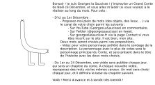 Participez au Grand Conte de Noël ! by Georges la Saucisse